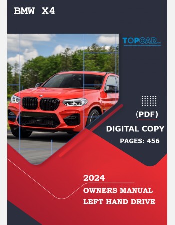 bmw x4 2024 owners manual